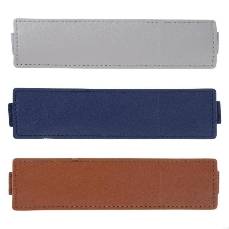 Journal Leather Hardcover - Portalápices con banda elástica, 3 uds.,