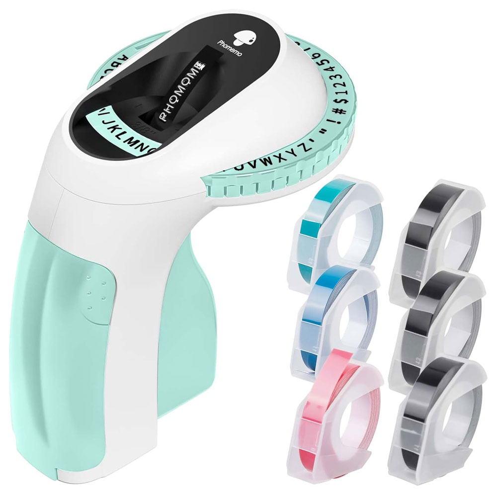Label Printer Tape - Impresora de etiquetas en relieve E975,