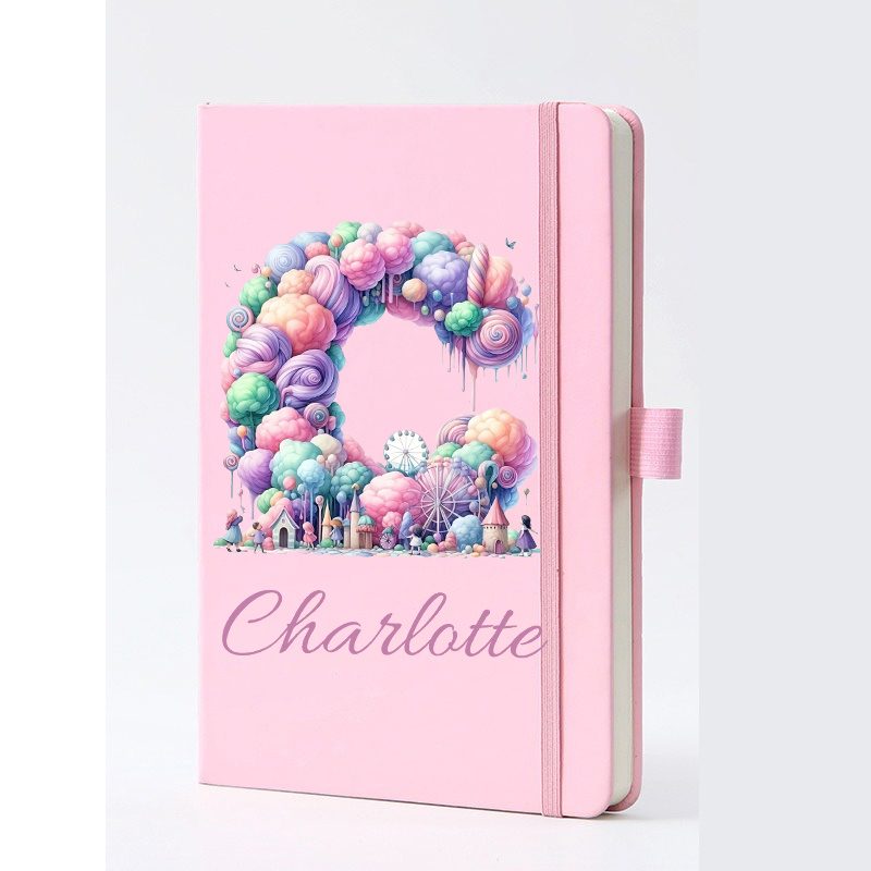 Journal Leather Hardcover - Cuaderno de piel sintética con nombre
