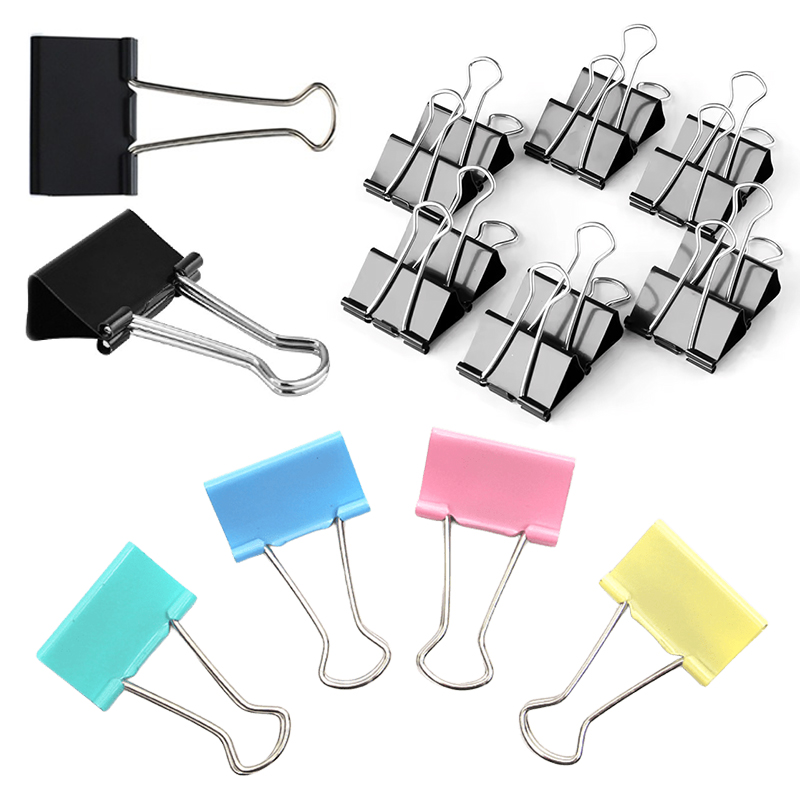 Office Stationery And Supply - Clip metálico de 25mm, 10 Uds.,