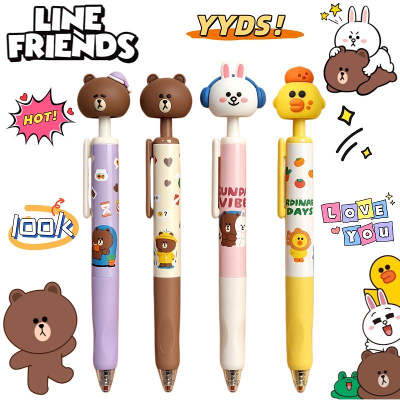 Stationery Warehouse - Nuevo bolígrafo de gel LINE FRIENDS