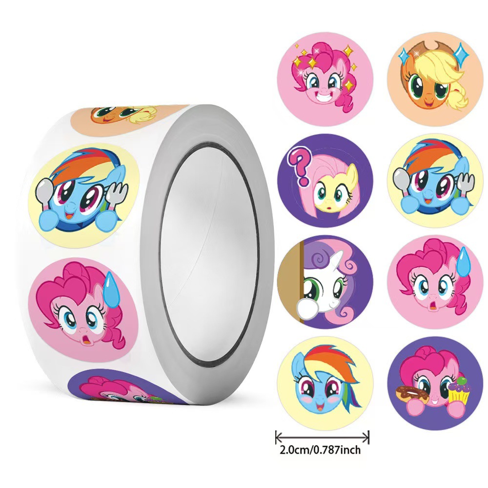 Label Printer Tape - 500 pegatinas redondas de My Little