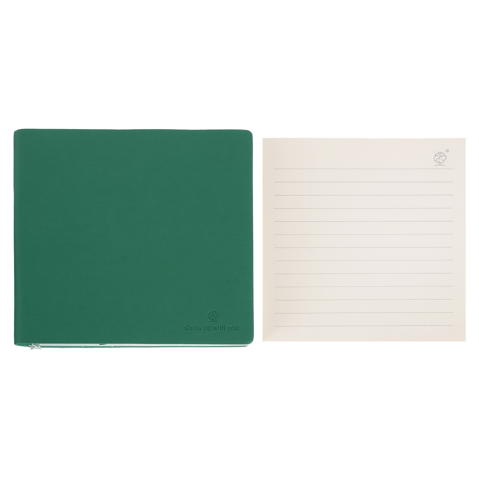 Journal Leather Hardcover - Cuaderno de Tapa Dura Cuadrado de
