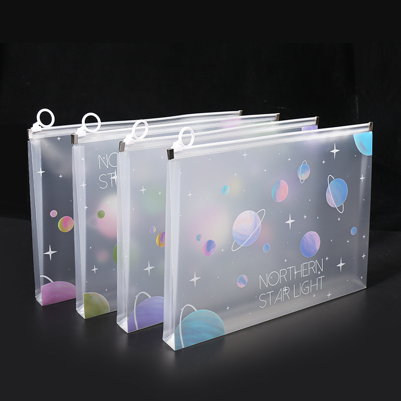 Office Stationery And Supply - Bolsa de archivo con cremallera espacial