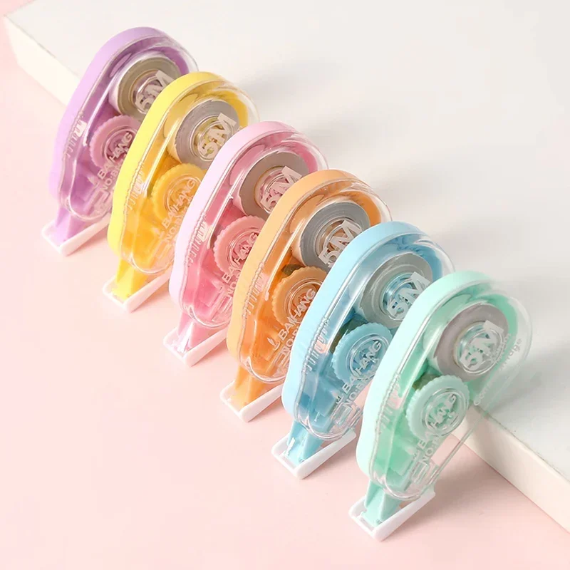 Correction Tape Roller - 6 unids/set cinta correctora blanca de