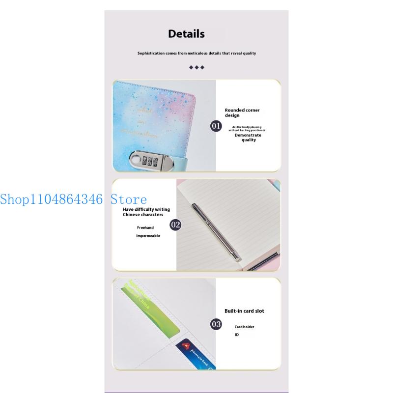 Journal Leather Hardcover - Diario cuero 5asd con bloqueo para