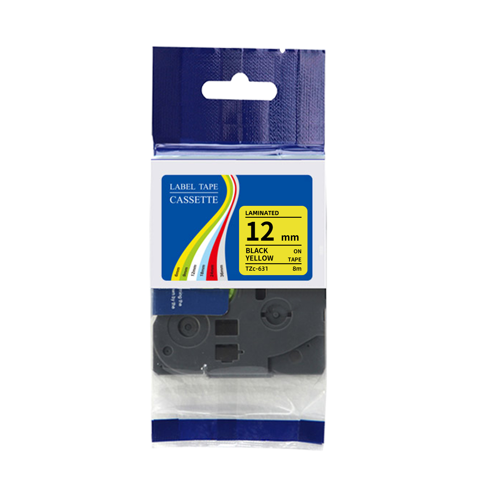 Label Printer Tape - Cinta de Etiquetas Compatible TZe 631