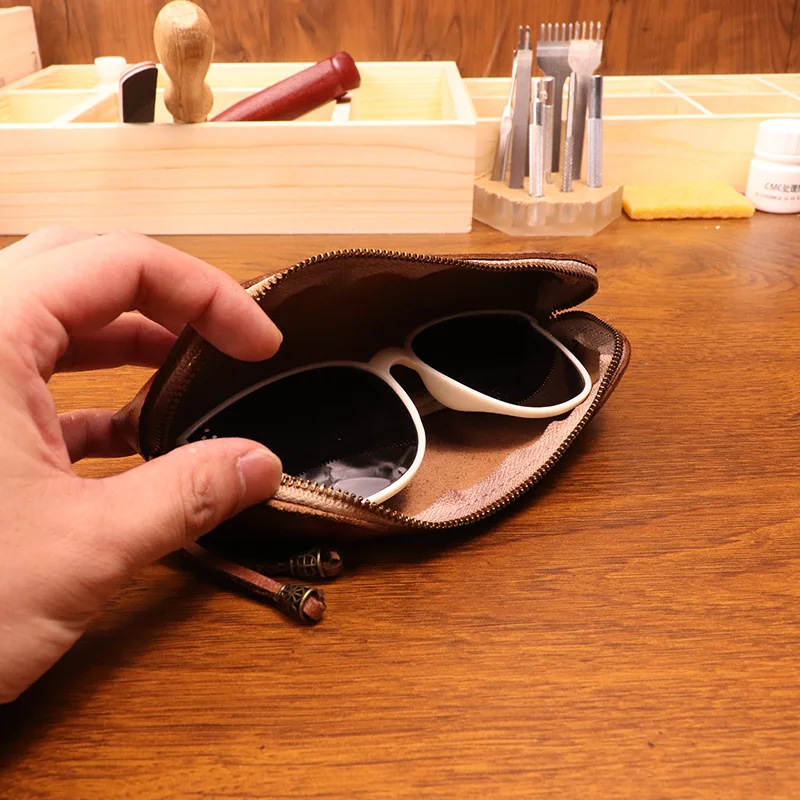 Bolsa para bolígrafos de piel  - Tan Stationery & Office Supply reseña y precio