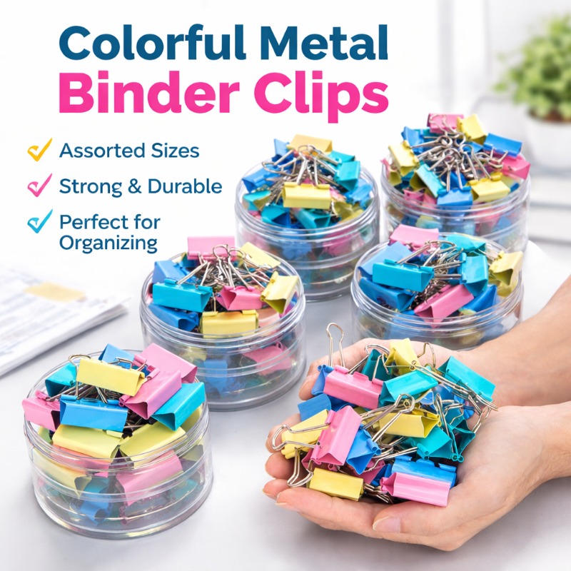 Juego de 40 clips metálicos la - Office Stationery And Supply reseña y precio