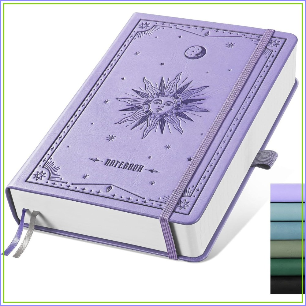 Diario A5 con tapas duras y pá - Journal Leather Hardcover reseña y precio