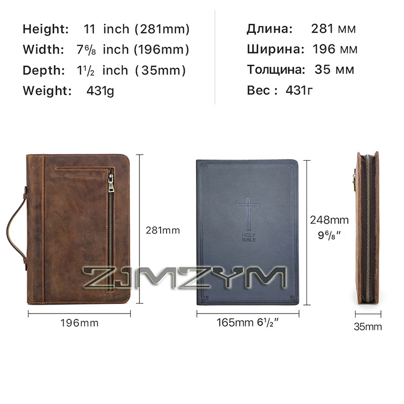 Funda de cuero retro para cuad - Stationery Supplies Business reseña y precio