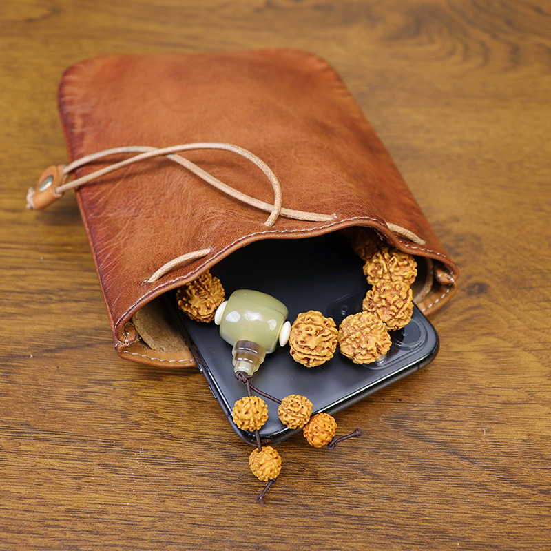 Bolsa de dinero de piel de vac - Tan Stationery & Office Supply reseña y precio