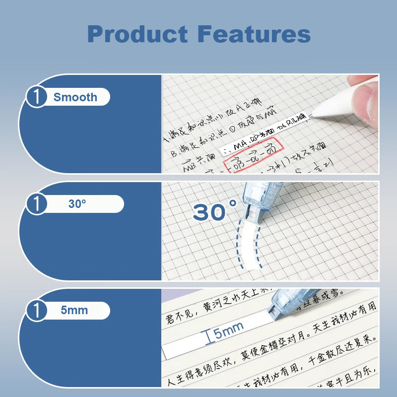 Juego de cintas correctoras de - Correction Tape Roller reseña y precio