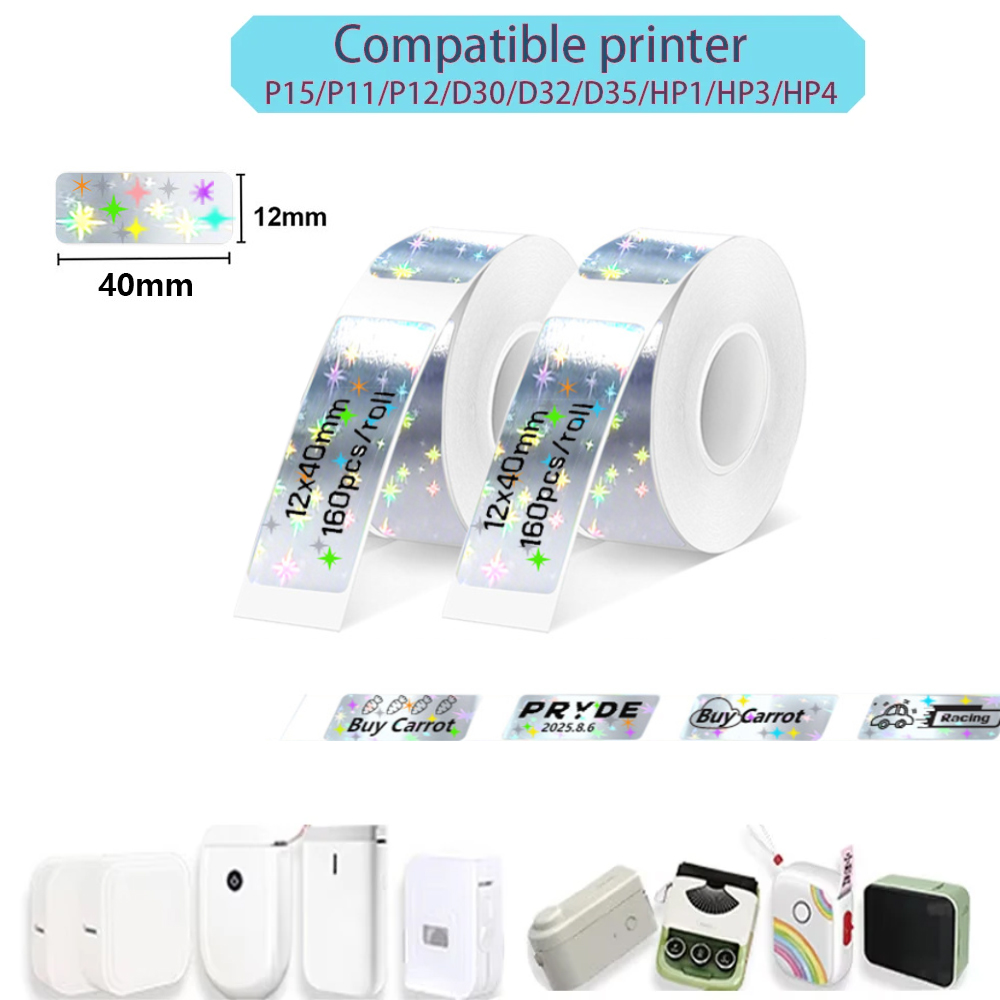 Cinta para hacer etiquetas P15 - Label Printer Tape reseña y precio