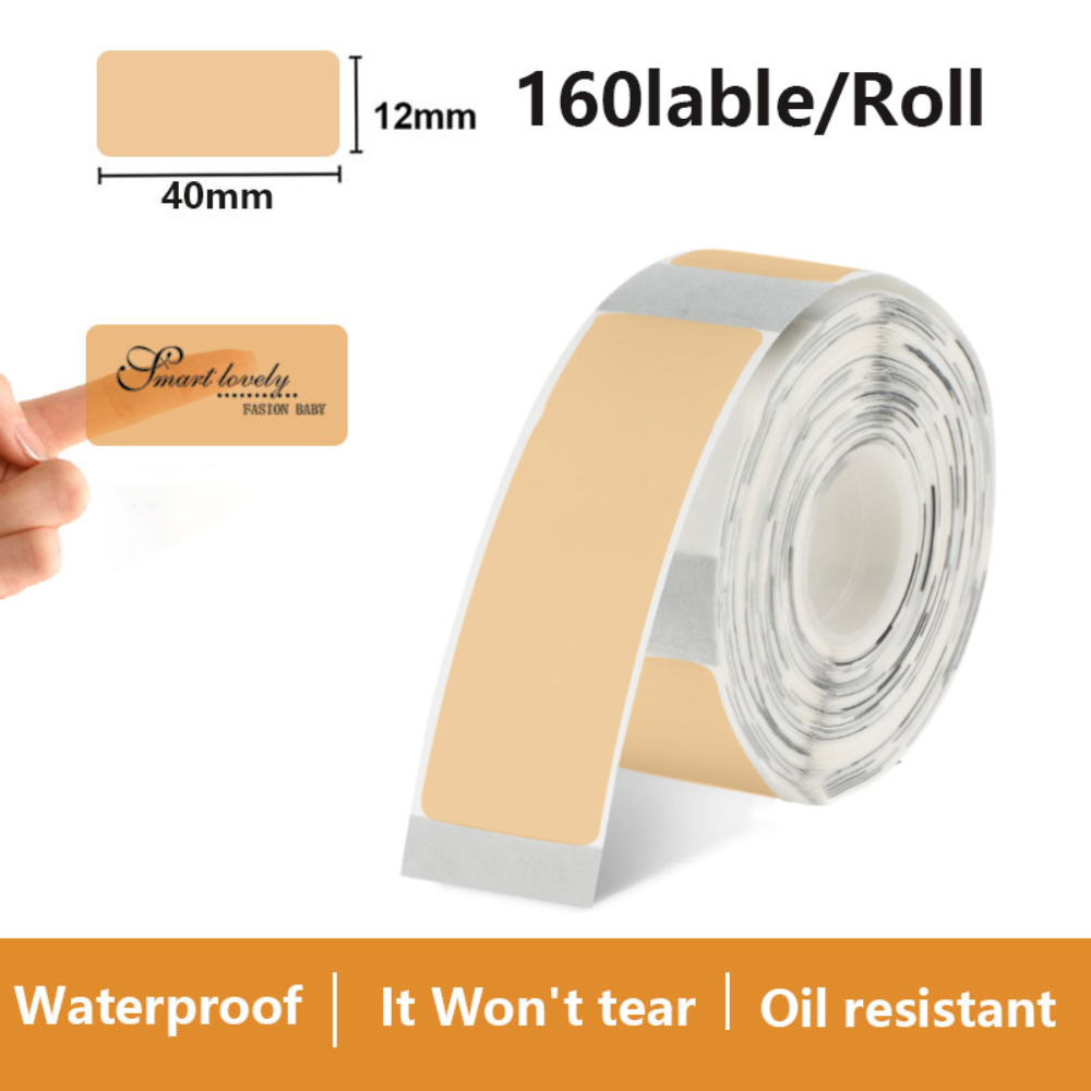 Etiqueta adhesiva transparente - Label Printer Tape reseña y precio