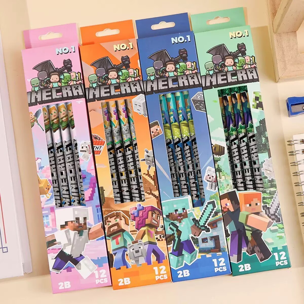 Paquete de 4-12 lápices sin ca - Stationery Warehouse reseña y precio
