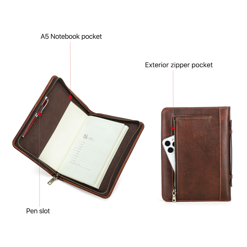 Bolso de mano Retro de cuero g - Journal Leather Hardcover reseña y precio